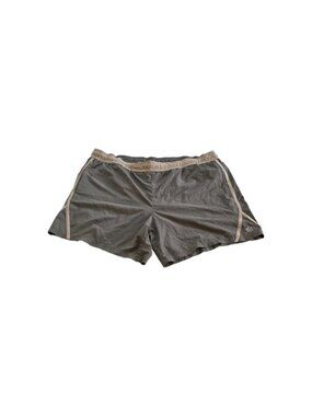 Nero Perla La Perla Swim Trunks Shorts Men XXL Olive Tan Mesh Lined Italy FLAW